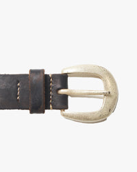 Fullcount 6210 Wild Leather Belt - Black