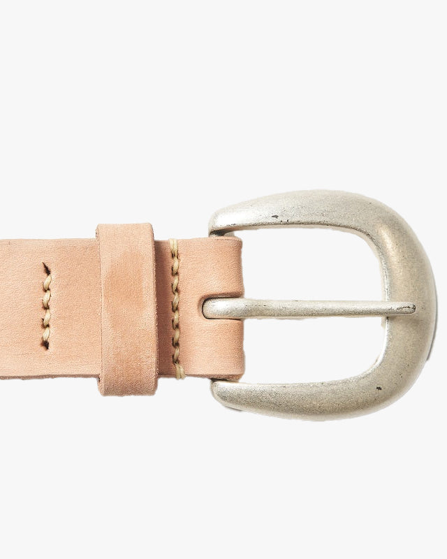Fullcount 6210 Wild Leather Belt - Natural