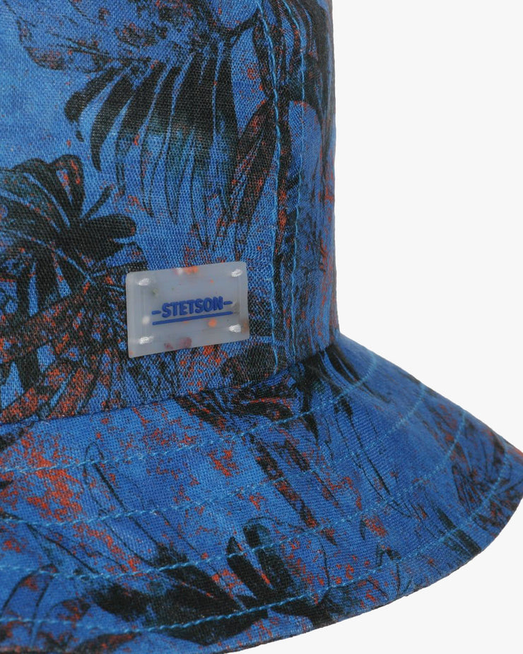Stetson Vilco Linen Bucket Hat - Blue
