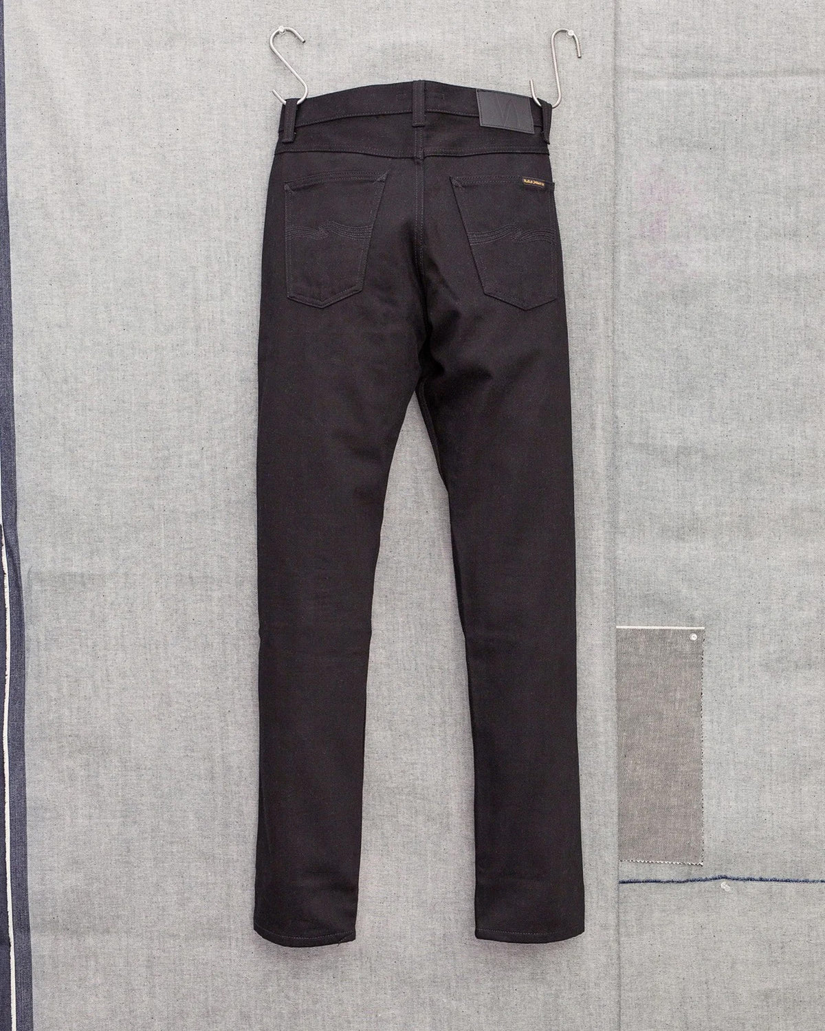 Nudie Steady Eddie II Regular Tapered Mens Jeans - Dry Everblack | Nudie Jeans Jeans | JEANSTORE
