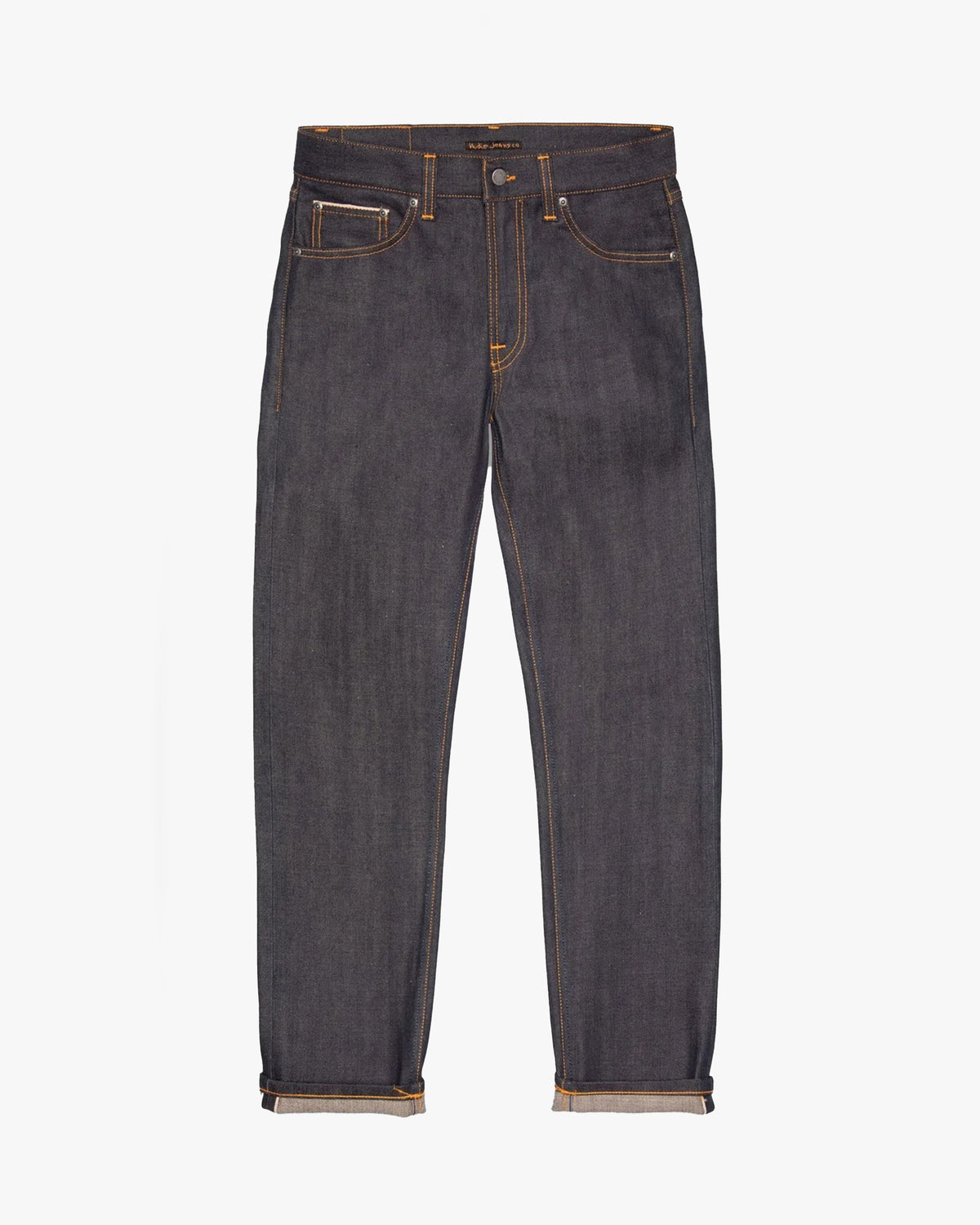 Nudie Gritty Jackson Regular Fit Mens Jeans - Dry Selvage