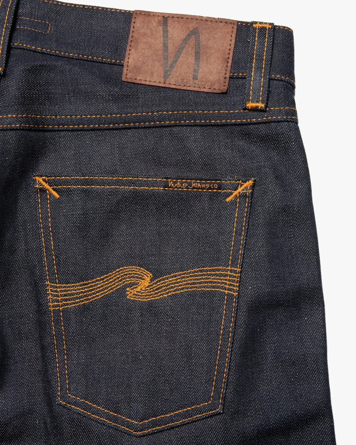 Nudie Gritty Jackson Regular Fit Mens Jeans - Dry Selvage