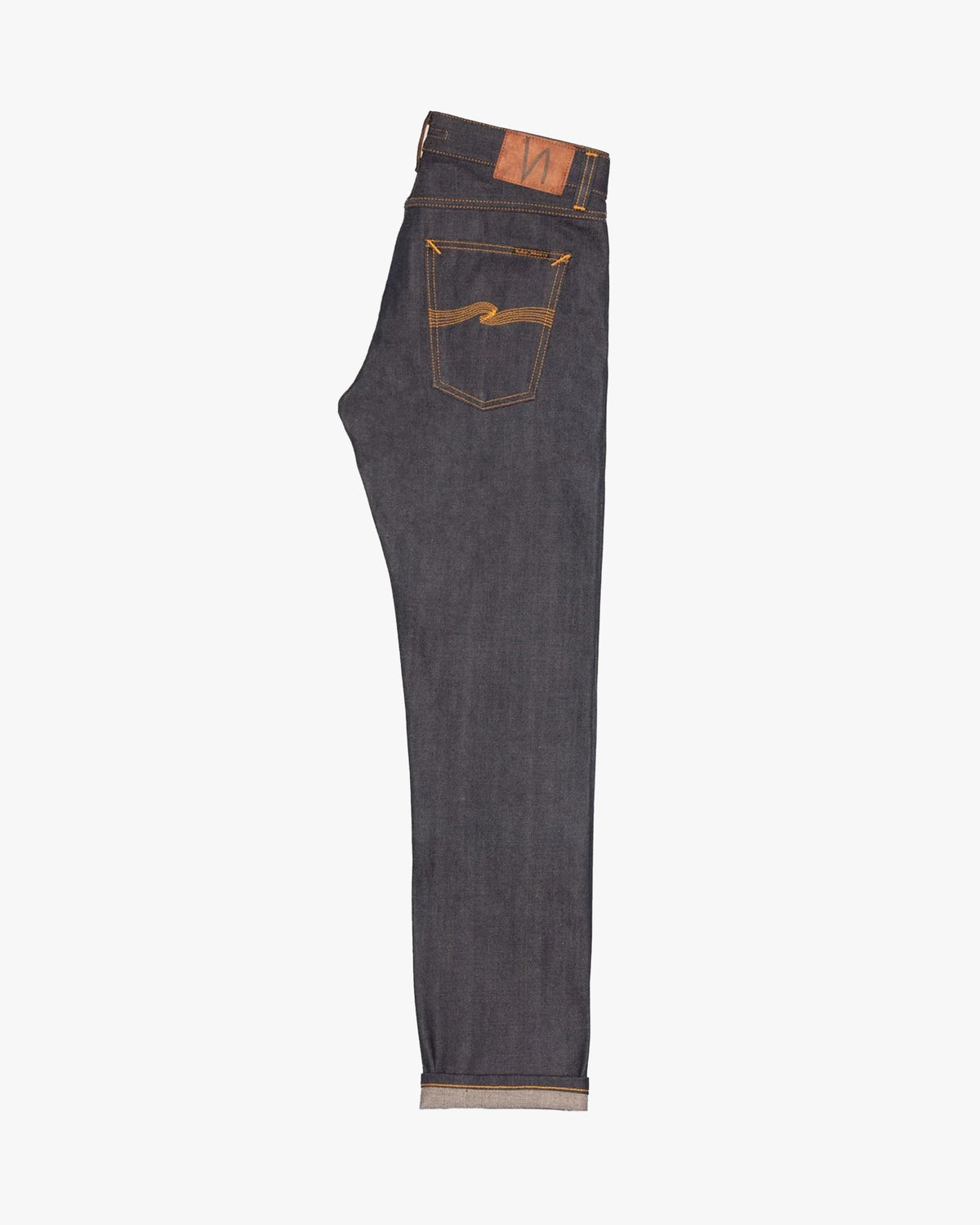 Nudie Gritty Jackson Regular Fit Mens Jeans - Dry Selvage
