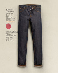 Nudie Gritty Jackson Regular Fit Mens Jeans - Dry Selvage | Nudie Jeans Jeans | Jeanstore