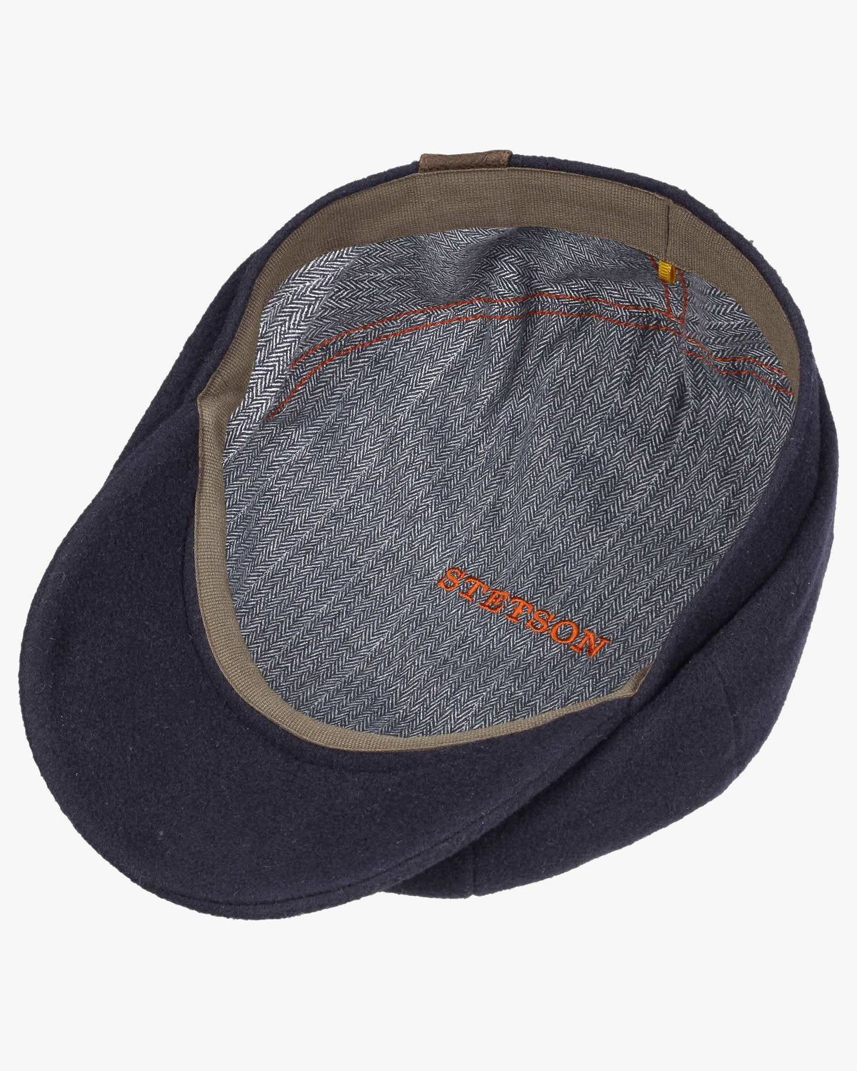 Stetson Hatteras Wool / Cashmere Flat Cap - Navy