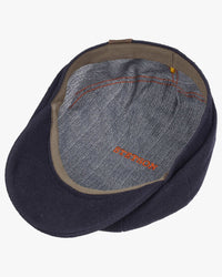 Stetson Hatteras Wool / Cashmere Flat Cap - Navy