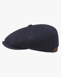 Stetson Hatteras Wool / Cashmere Flat Cap - Navy