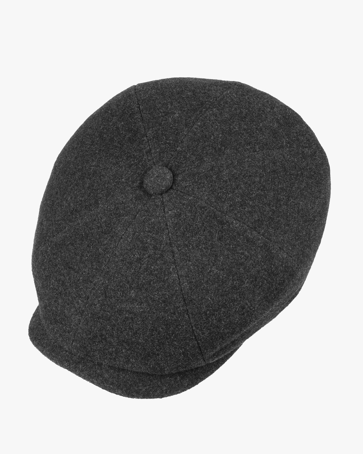 Stetson Hatteras Wool / Cashmere Flat Cap - Anthracite Melange | Stetson Hats | Jeanstore