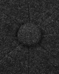 Stetson Hatteras Wool / Cashmere Flat Cap - Anthracite Melange | Stetson Hats | Jeanstore