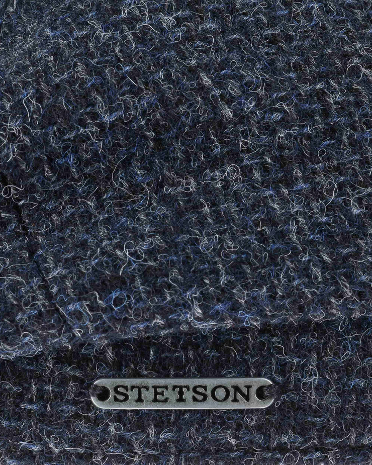 Stetson Hatteras Wool Flat Cap - Navy