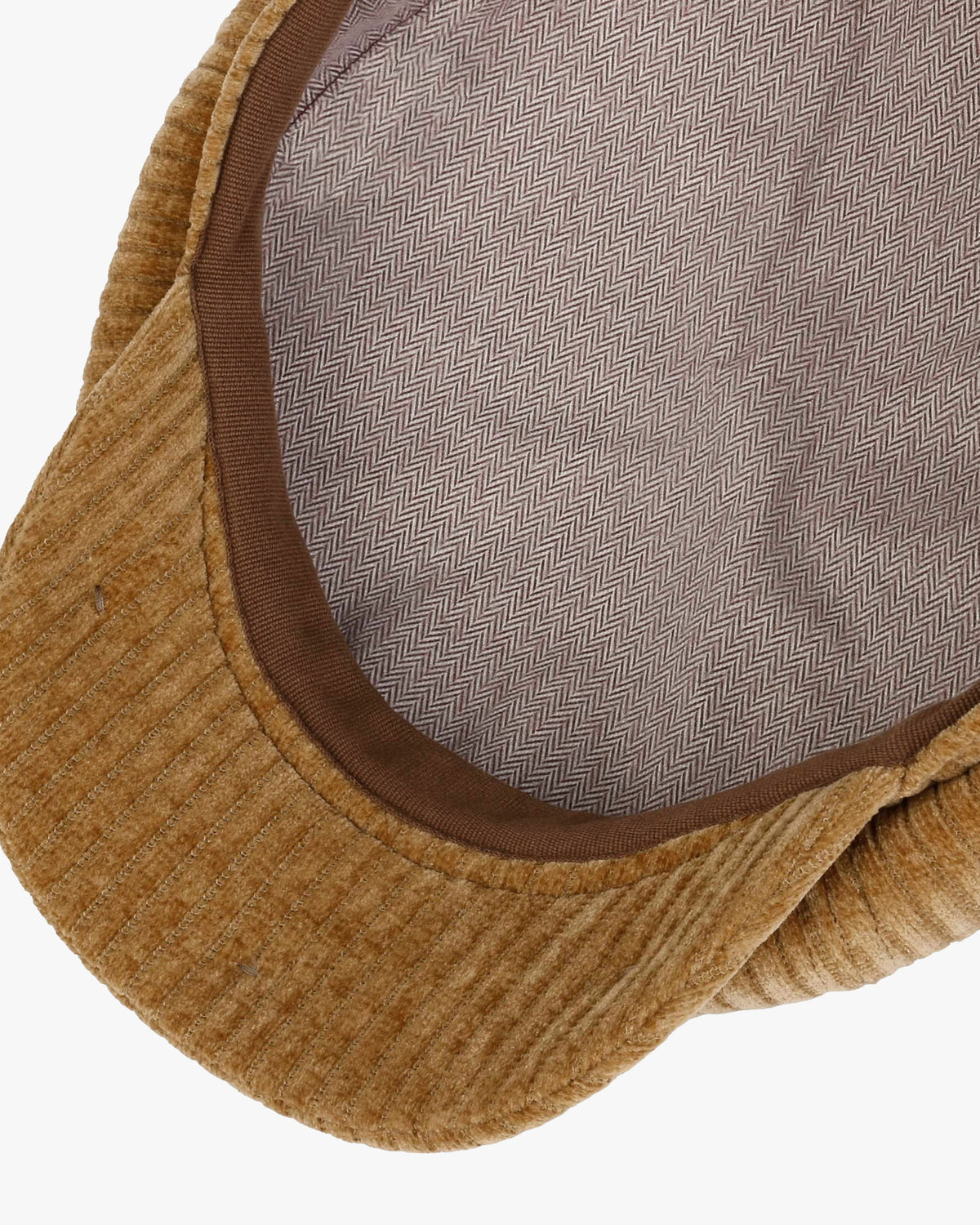Stetson Hatteras Corduroy Jersey Flat Cap - Beige