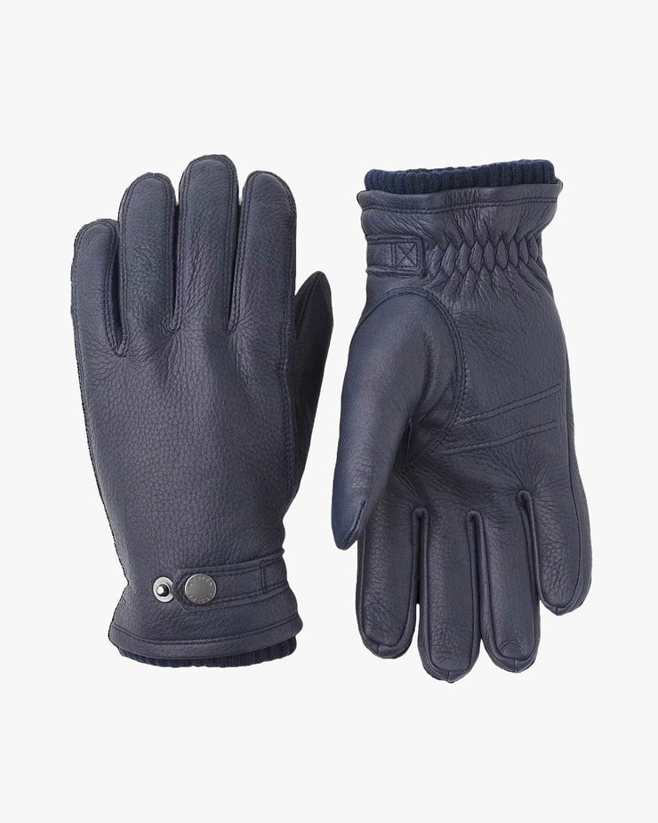 Hestra Utsjö Elk Leather Gloves - Navy | Hestra Gloves | JEANSTORE