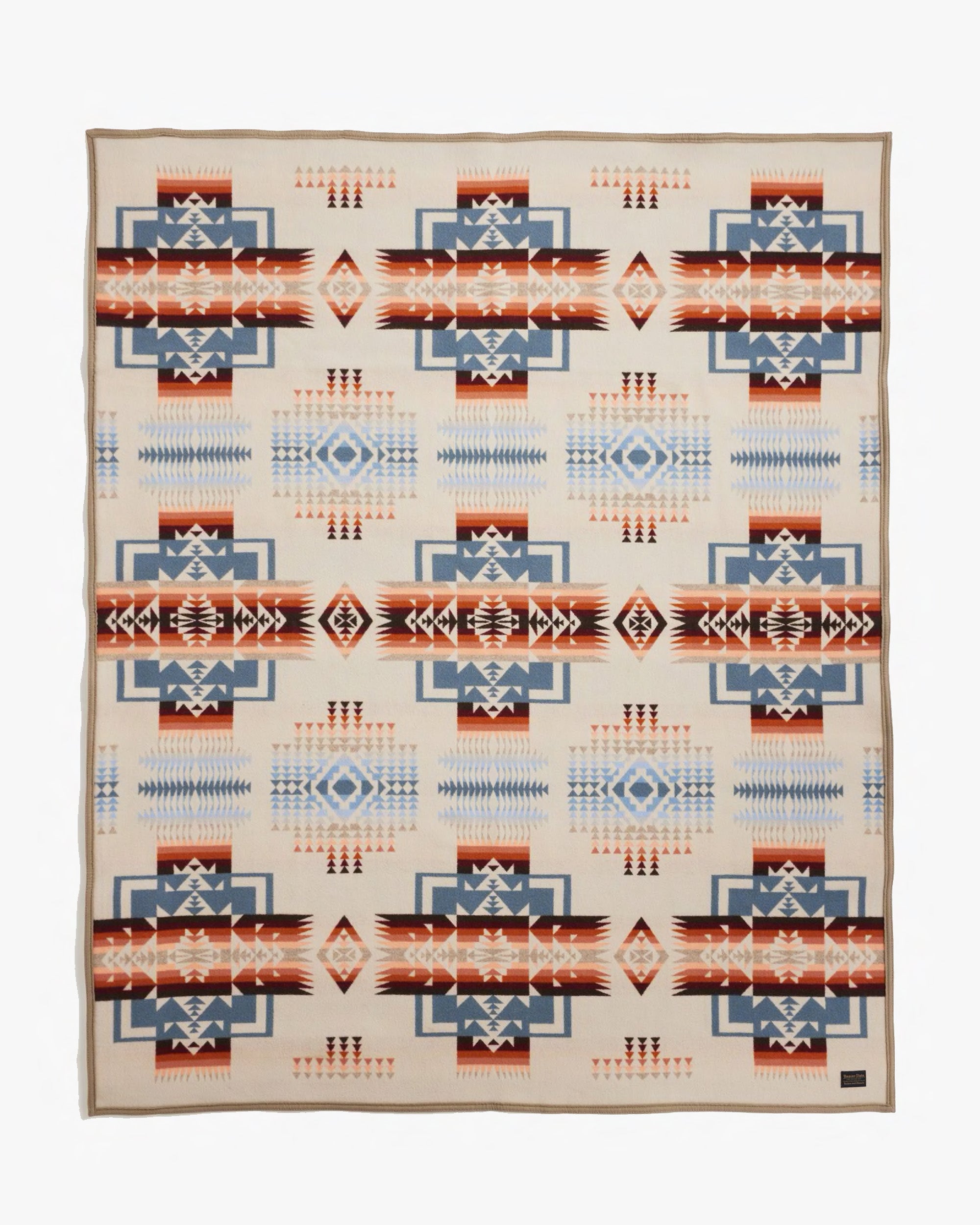 Pendleton Chief Joseph Jacquard Robe Blanket - Rosewood