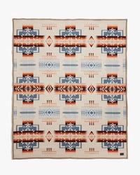 Pendleton Chief Joseph Jacquard Robe Blanket - Rosewood