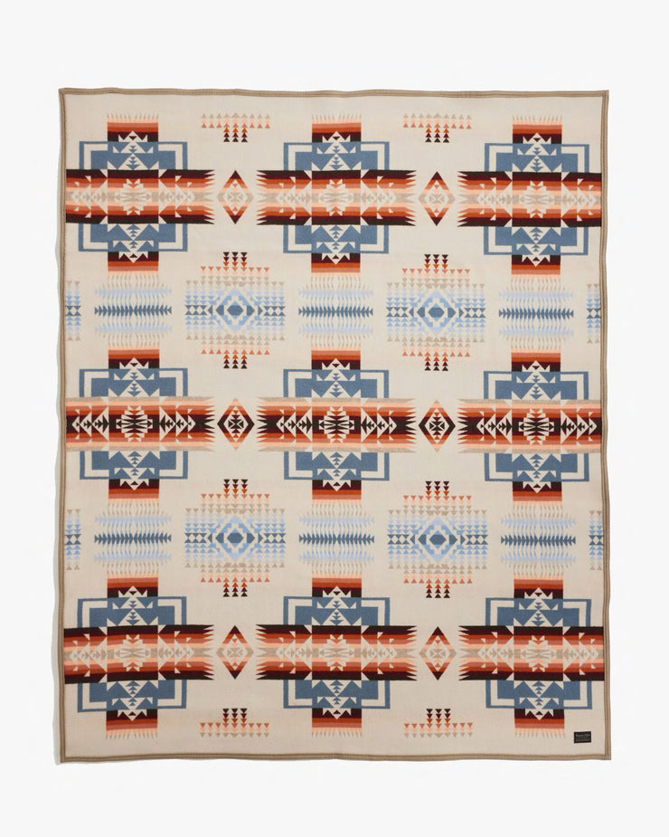 Pendleton Chief Joseph Jacquard Robe Blanket - Rosewood