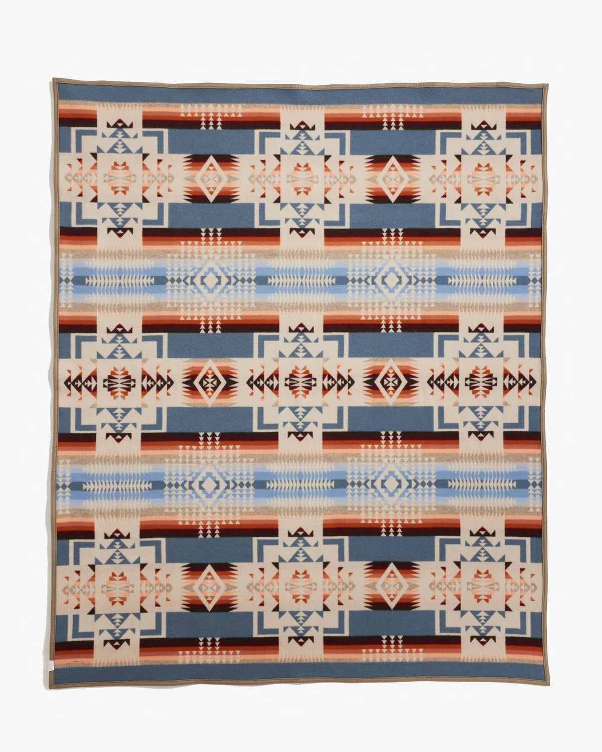 Pendleton Chief Joseph Jacquard Robe Blanket - Rosewood