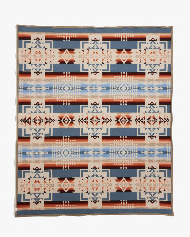 Pendleton Chief Joseph Jacquard Robe Blanket - Rosewood