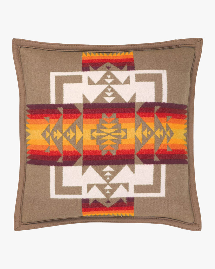 Pendleton Chief Joseph 16x16 Wool Pillow - Khaki