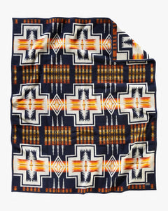 Pendleton Jacquard Unnapped Robe Wool Blanket - Highland Peak Balsam ...