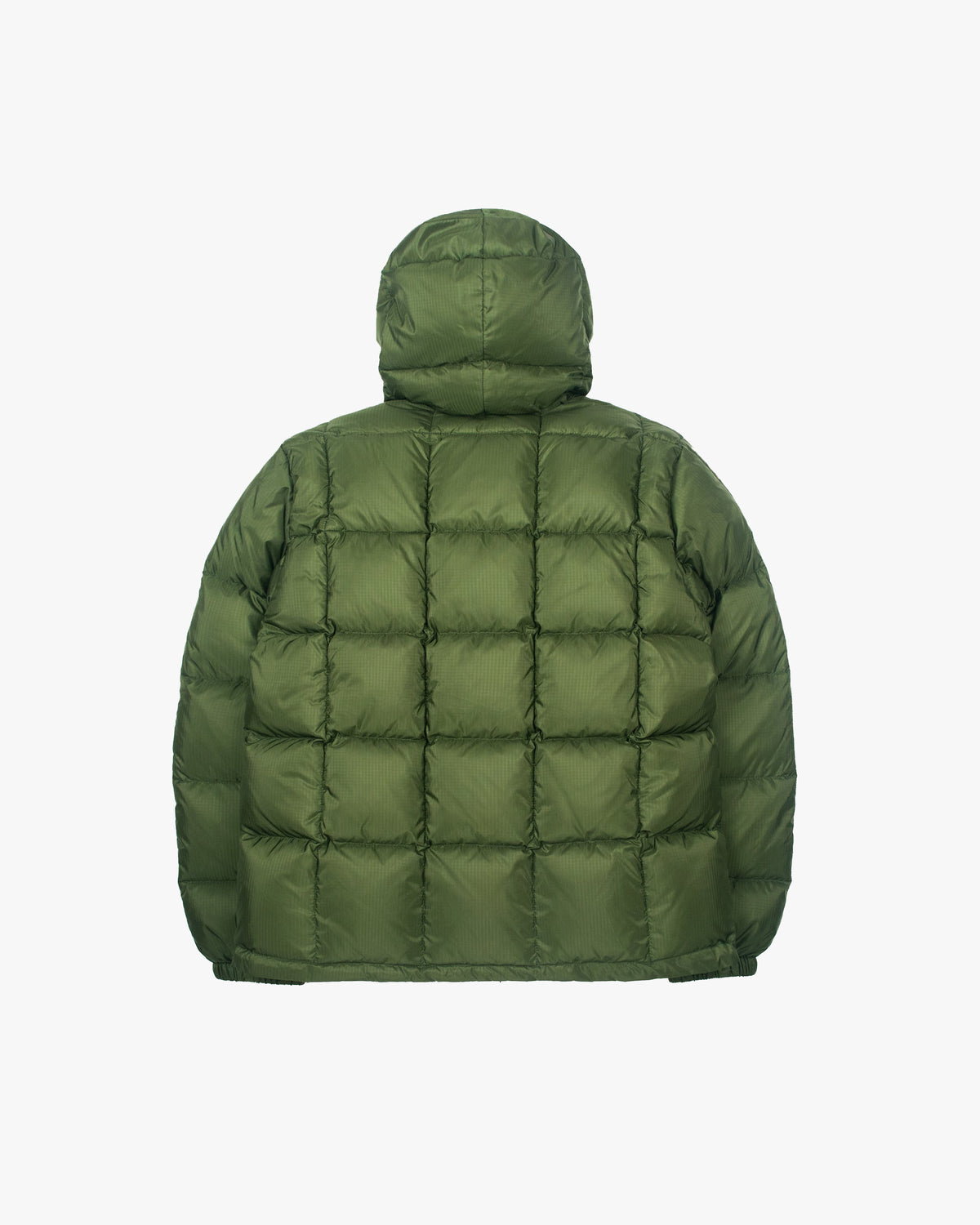 Crescent Down Works Ripstop Hooded Down Sweatshirt - Green