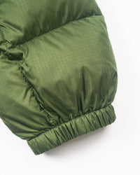 Crescent Down Works Ripstop Hooded Down Sweatshirt - Green