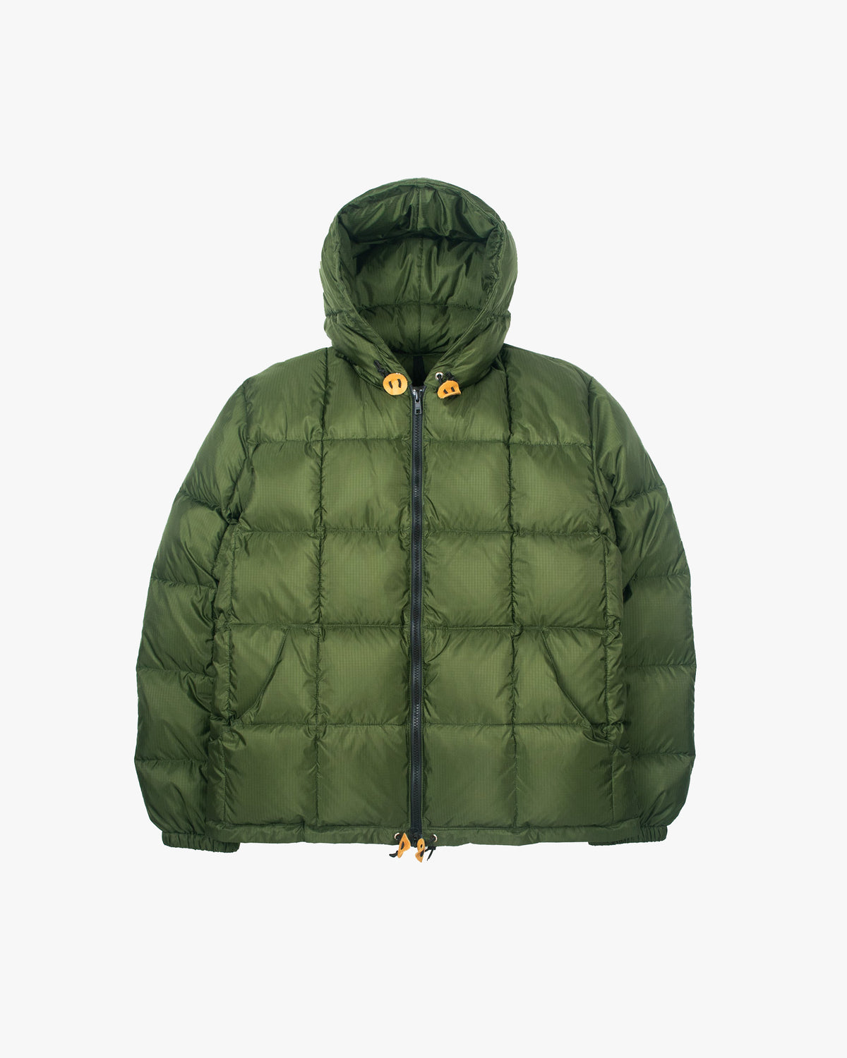 Crescent Down Works Ripstop Hooded Down Sweatshirt - Green