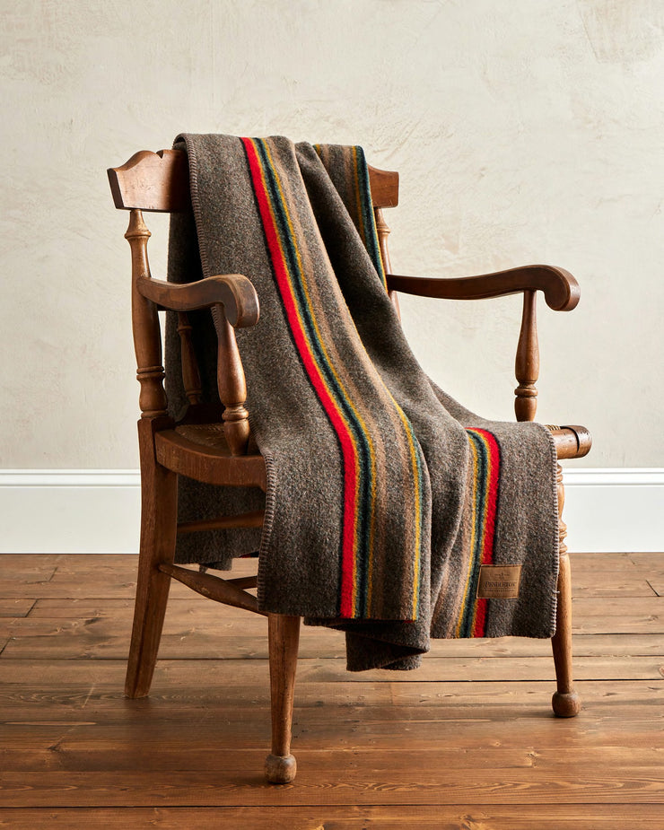 Pendleton Yakima Wool Camp Throw - Mineral Umber