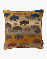 Pendleton Jacquard 18x18 Wool Pillow - Prairie Rush Hour Rustic | Pendleton Lifestyle | JEANSTORE