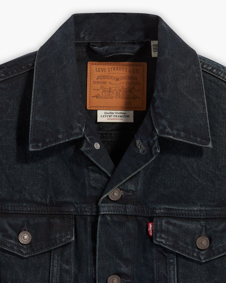 Levi strauss black denim jacket best sale