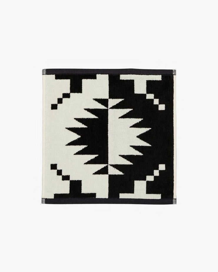 Pendleton Jacquard Wash Cloth - Spider Rock Black / White