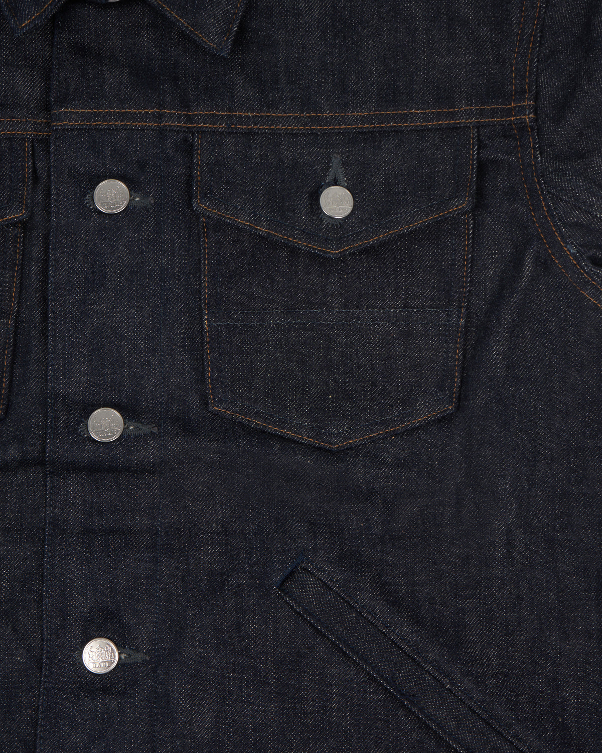 Big John RARE R609 Denim Jacket - 15.5oz Unsanforized Selvedge Denim | Big John Jackets & Coats | JEANSTORE