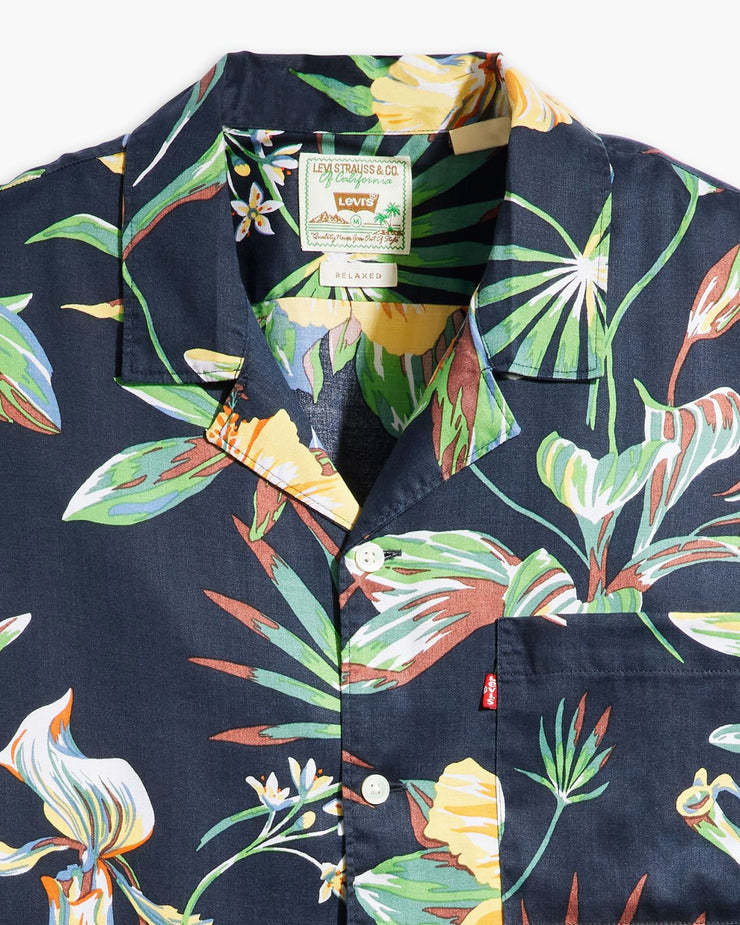 Levi's® Sunset Camp Shirt - Nepenthe Floral Navy Blazer