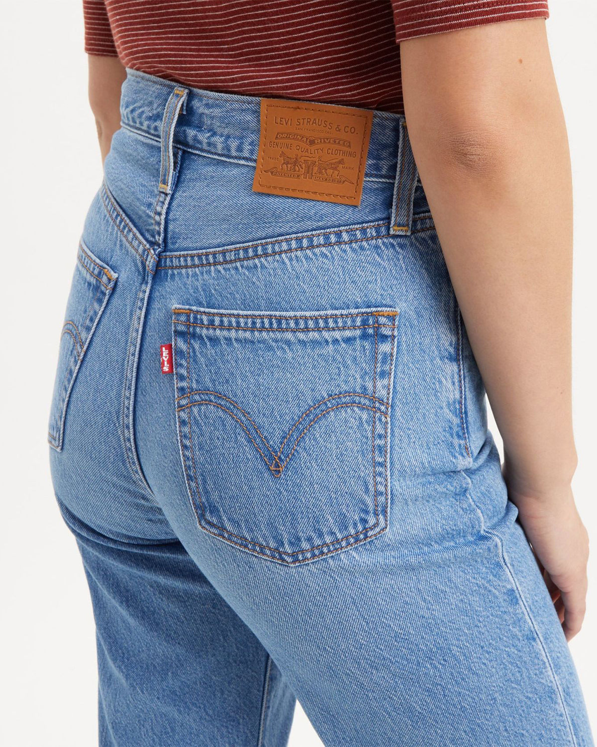 Levi's® Womens Ribcage Straight Ankle Jeans - In The Middle | Levi's® Jeans | JEANSTORE