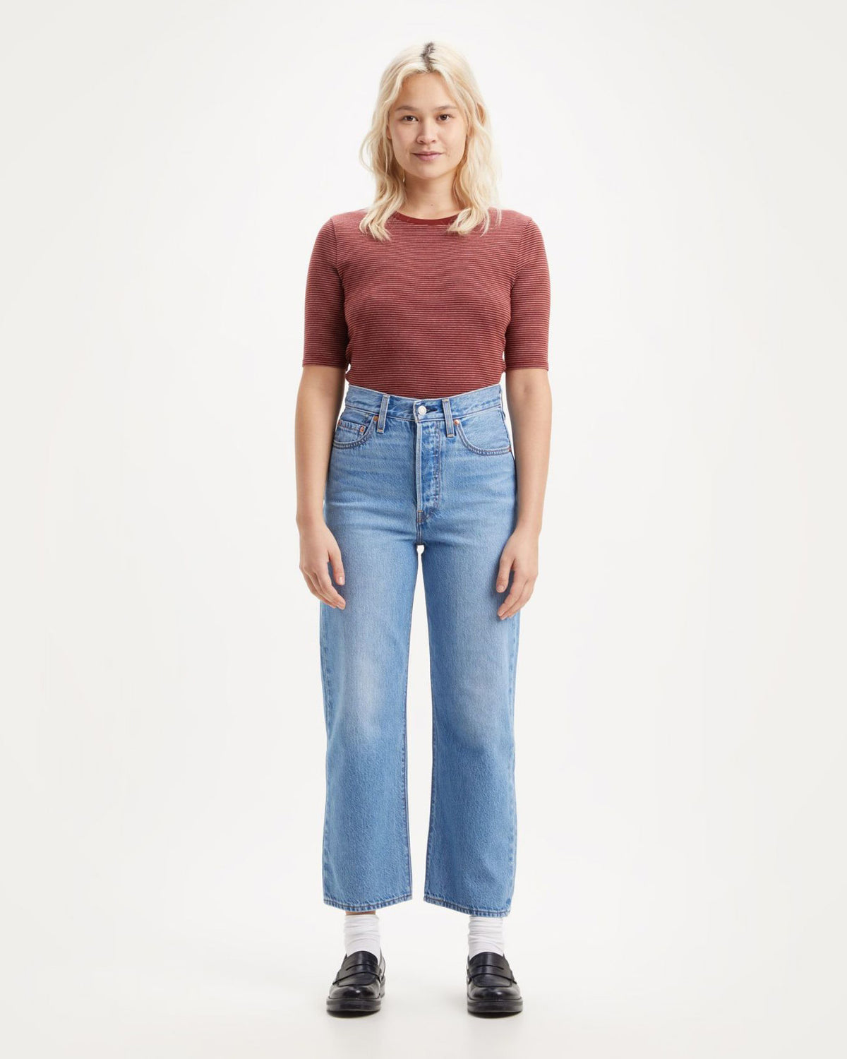Levi's® Womens Ribcage Straight Ankle Jeans - In The Middle | Levi's® Jeans | JEANSTORE