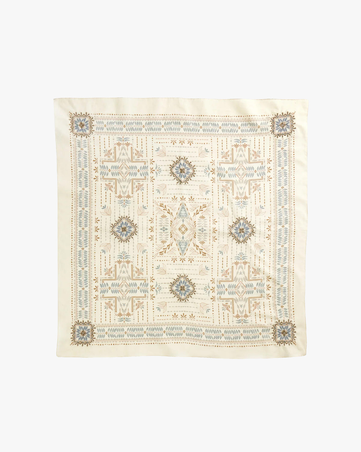 Pendleton Embroidered Bandana - Laurel Grove Ivory
