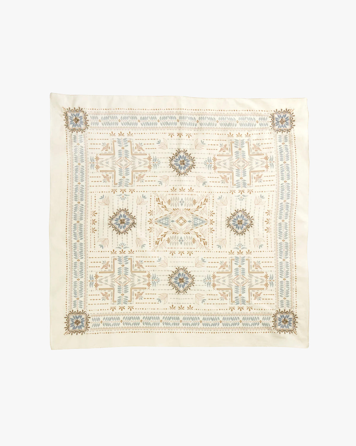 Pendleton Embroidered Bandana - Laurel Grove Ivory