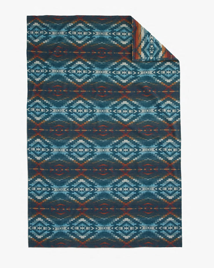 Pendleton Organic Cotton Jacquard Twin Blanket - Carico Lake / Marine