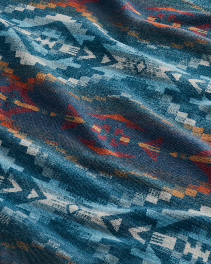 Pendleton Organic Cotton Jacquard Twin Blanket - Carico Lake / Marine