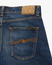 Nudie Lean Dean Slim Tapered Mens Jeans - Troubled Sea | Nudie Jeans Jeans | JEANSTORE