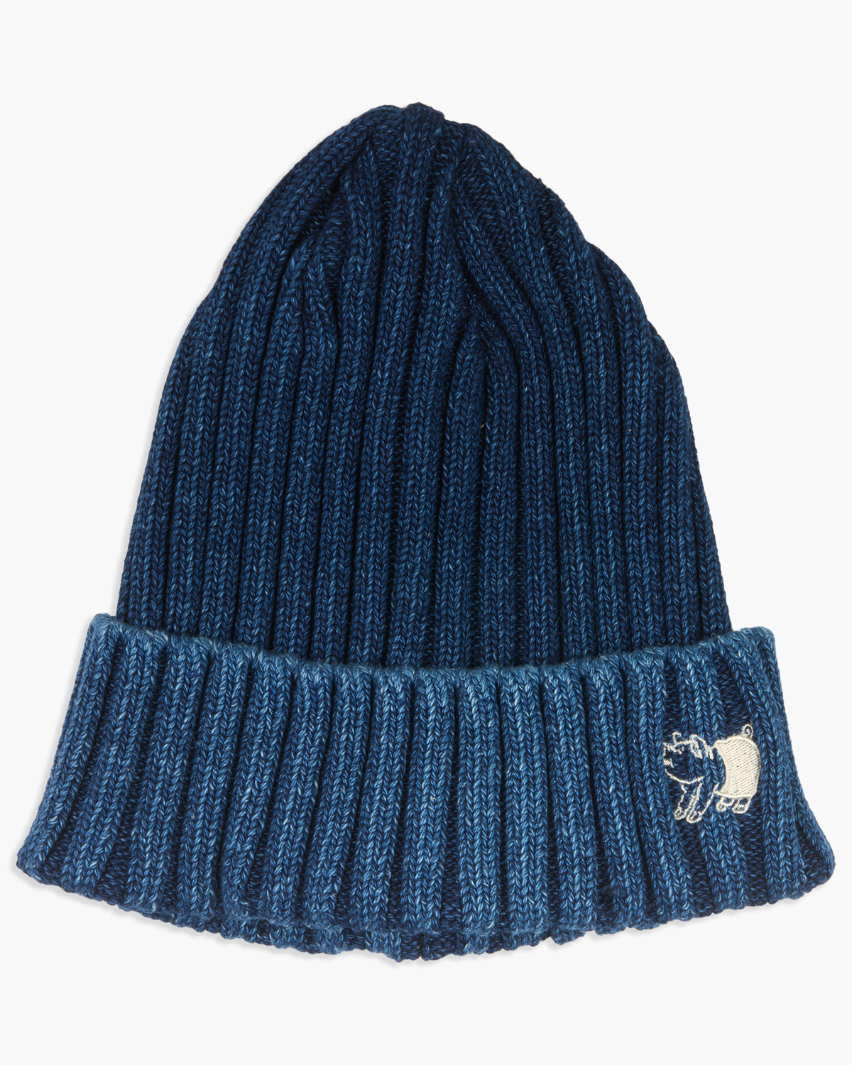 Studio D'Artisan 7481 Indigo Knit Beanie - Light Indigo | Studio D'Artisan Hats | JEANSTORE