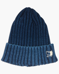 Studio D'Artisan 7481 Indigo Knit Beanie - Light Indigo | Studio D'Artisan Hats | JEANSTORE