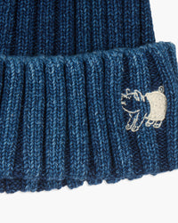 Studio D'Artisan 7481 Indigo Knit Beanie - Light Indigo | Studio D'Artisan Hats | JEANSTORE