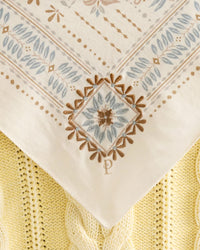 Pendleton Embroidered Bandana - Laurel Grove Ivory