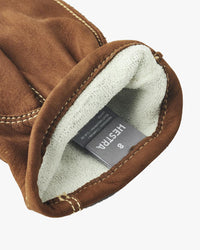 Hestra Atle Nubuck Leather Gloves - Cork | Hestra Gloves | JEANSTORE
