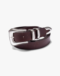 Nudie Jeans Western Silver Belt - Dark Brown | Nudie Jeans Belts | JEANSTORE