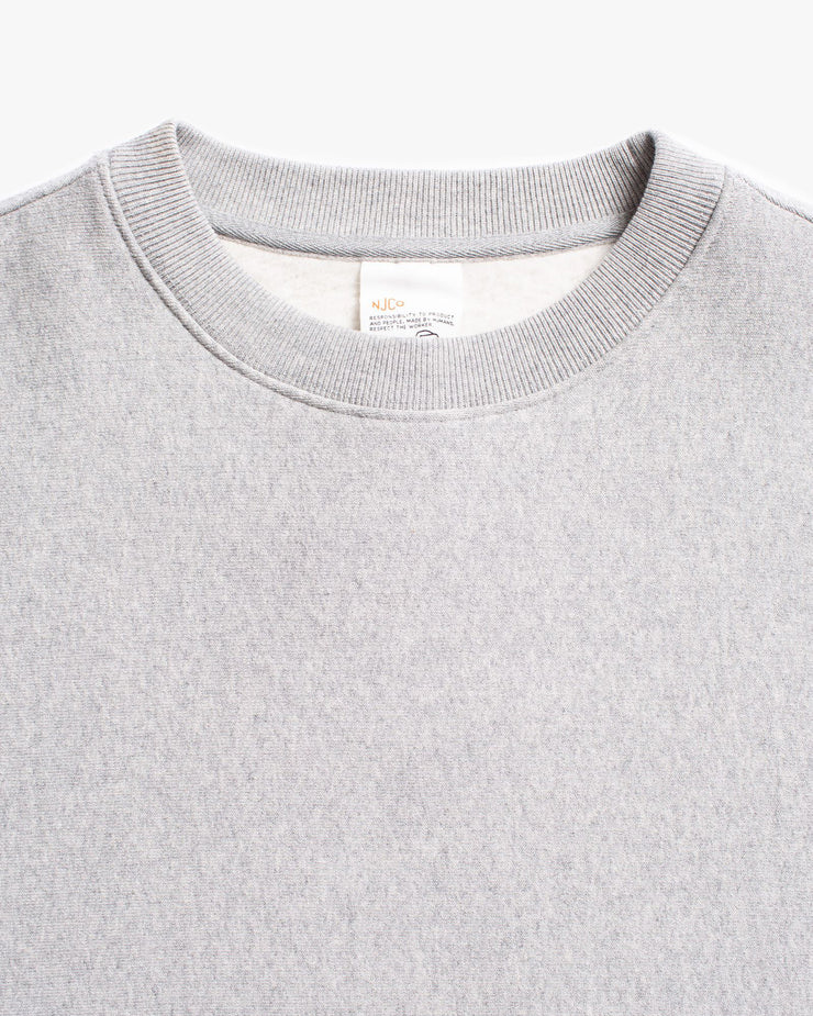 Nudie Jeans Hasse Crew Neck Sweat - Grey Melange