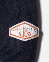 Nudie Jeans Hasse Crew Neck Sweat - Navy | Nudie Jeans Sweaters & Knitwear | JEANSTORE