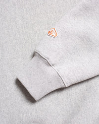 Nudie Jeans Hasse Crew Neck Sweat - Grey Melange | Nudie Jeans Sweaters & Knitwear | JEANSTORE