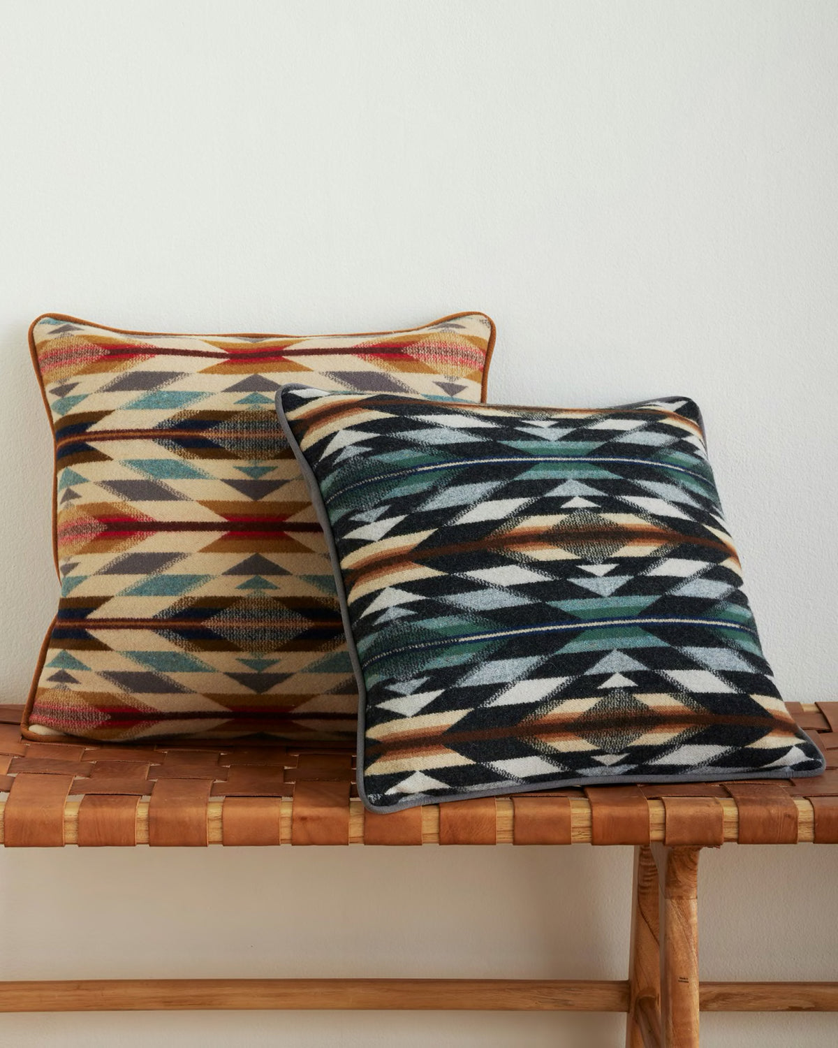 Pendleton Jacquard 18x18 Wool Pillow - Wyeth Trail | Pendleton Miscellaneous | JEANSTORE