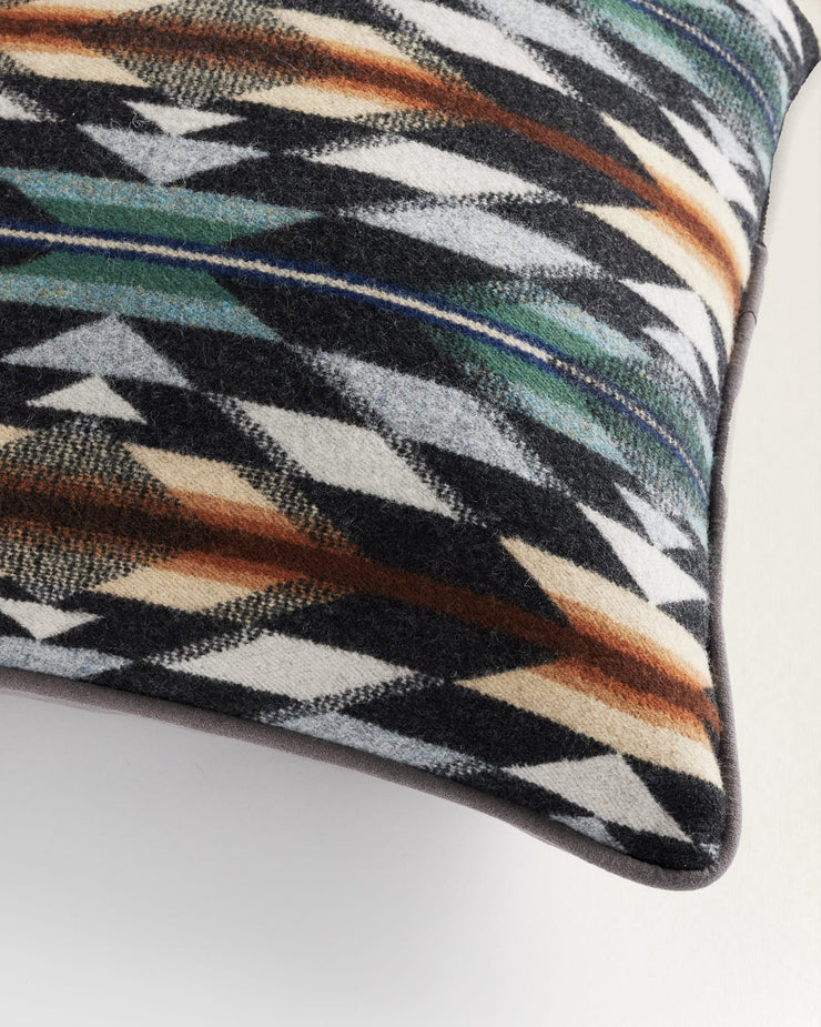 Pendleton Jacquard 18x18 Wool Pillow - Wyeth Trail Oxford